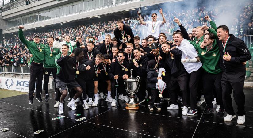 Győrben vették át a bajnoki aranyérmet az ETO FC játékosai