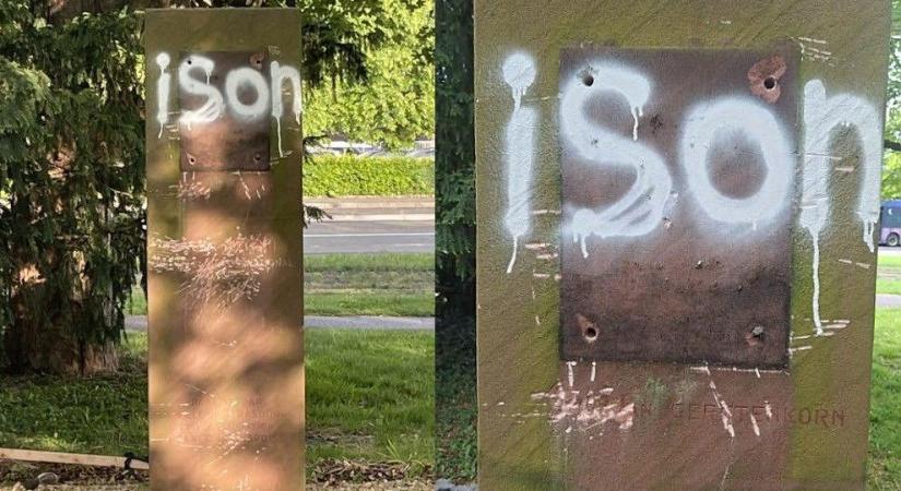 Megrongálták Strasbourg egyetlen magyar emlékhelyét