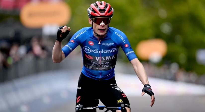 Giro: Jonas Vingegaard jubilált, de kékben maradt