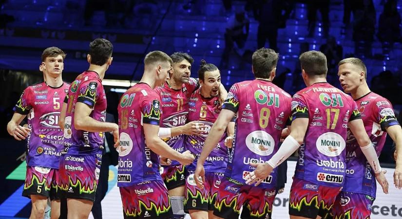 Megvédte címét a Perugia a férfi röplabda BL-ben