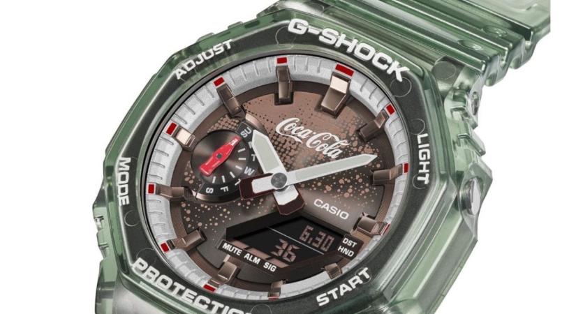 A Coca-Cola ikonikus üvege ihlette ezt a G-Shockot