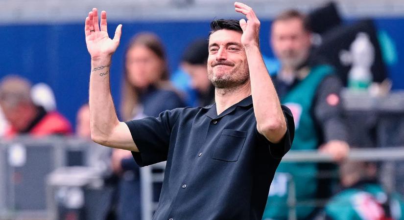 Edzője menesztésével fejezte be a Bundesliga-idényt a Frankfurt