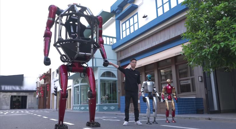 Kínában bemutatták az első mecha robot, a Unitree terméke sci-fi filmekbe illő