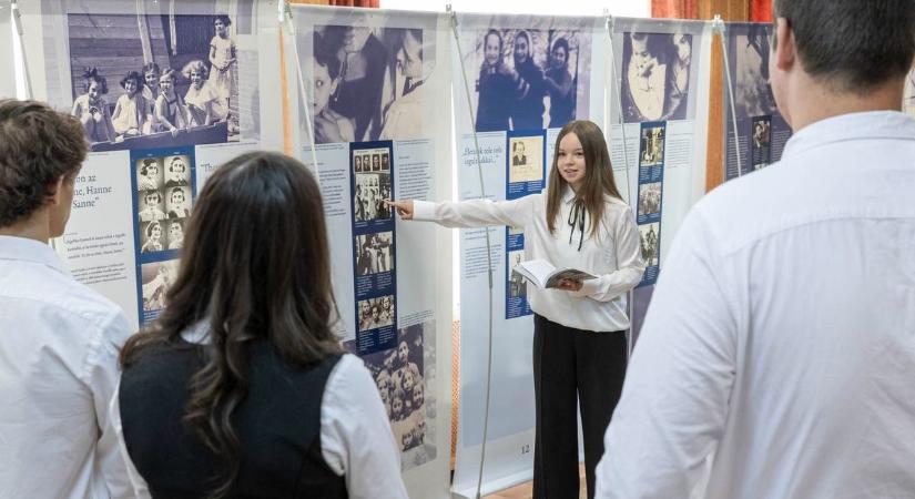 Anne Frank életét ismerhetik meg a zalai középiskolában az elfogadás és a szeretet jegyében (galéria)