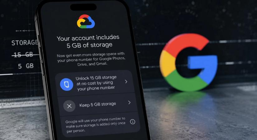 Elveszi a Google a Gmaillel alapértelmezetten járó 15 GB tárhelyet