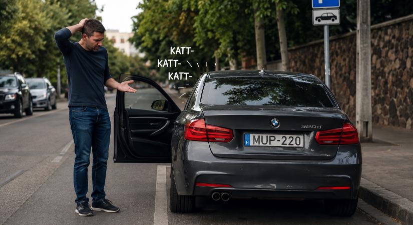 Miért ad ki kattanó hangot az autó parkolás után?