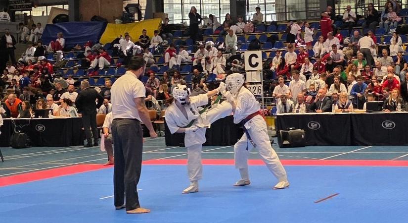 Bronzérmes lett a győri karatés a Várnai Eb-n