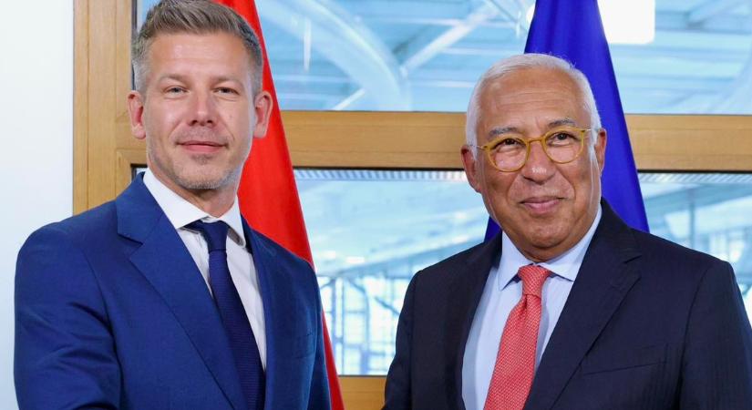 Magyar Péter a magyar-ukrán viszonyról egyeztetett az Európai Tanács elnökével
