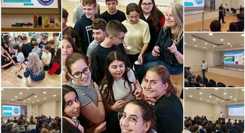 Soproni gimnazisták figyelmét hívták fel a drog veszélyeire a rendőrök