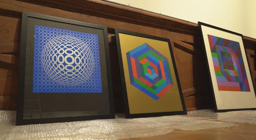 Ikonikus Vasarely-alkotások érkeznek a kastélyba