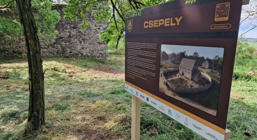 Újra látogatható a csepelyi templomrom és udvarház