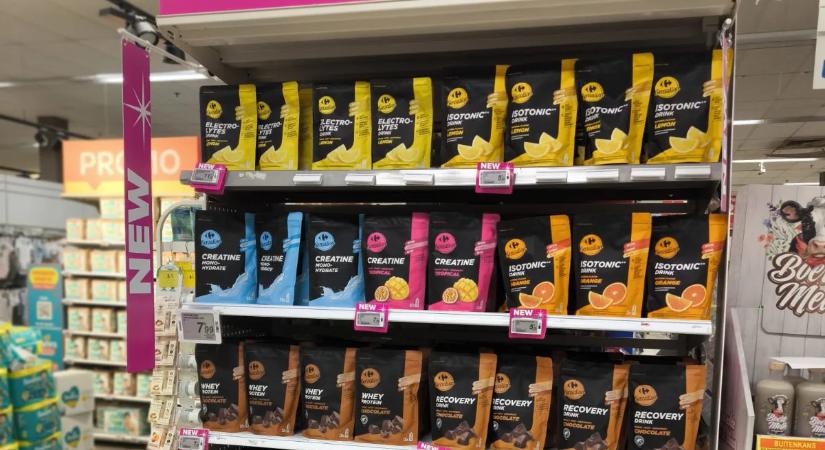 Saját márkás fehérjekiegészítőkkel bővít a Carrefour Belgium