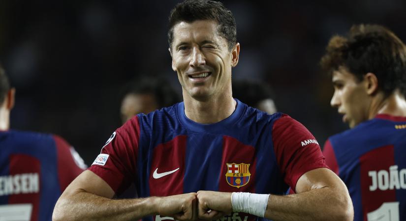 Robert Lewandowski könnyezve sétált le a Camp Nou gyepéről