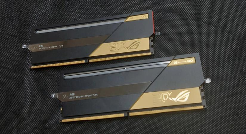 Nyáron jönnek az ASUS első, ROG szériás DDR5 memóriái