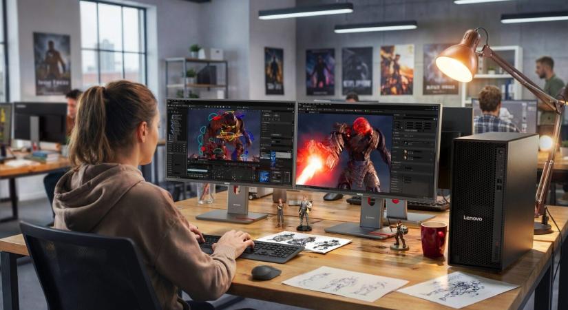 Gyors Lenovo munkaállomás érkezik AMD RYZEN Pro 9000-es processzorral és NVIDIA RTX PRO 6000-es videokártyával