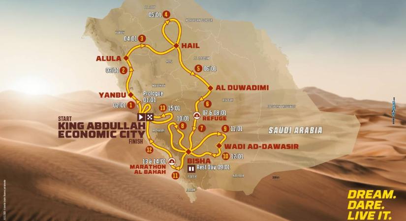 Rekordhosszúságú szelektív szakaszokkal jön a Dakar Rally 2027