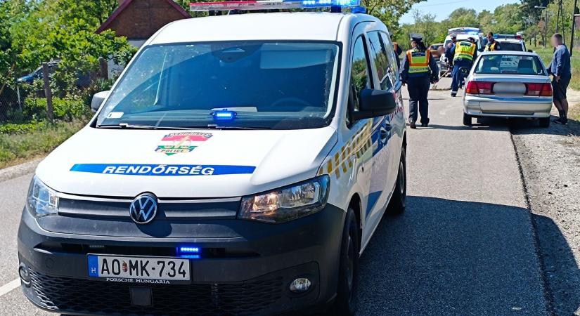 Rendőrautónak ütközött az idős sofőr, birkákat gázolt a vonat