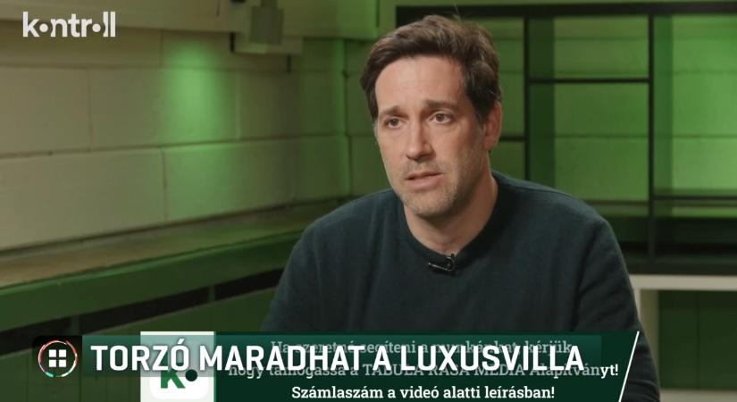 NAV-végrehajtás indult Balásy Gyula cégei ellen, leállt a luxusvilla építése is