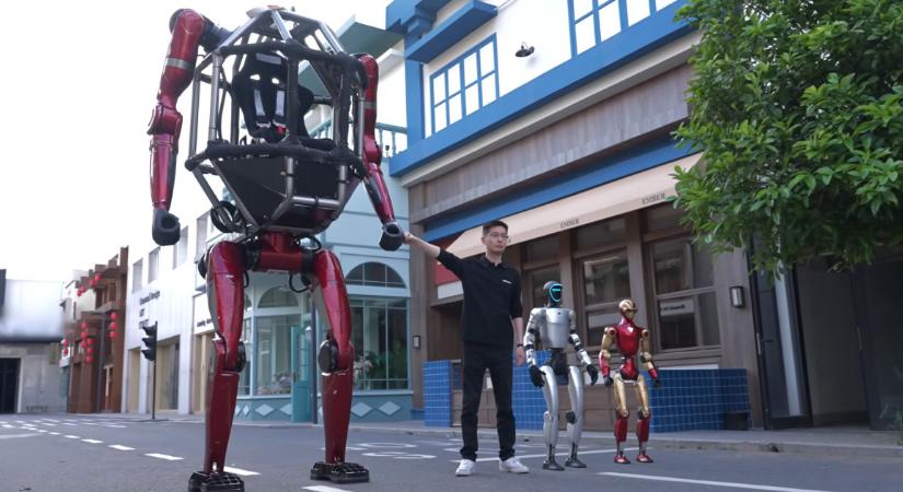 Transformers a valóságban: sokoldalú mecha robotot mutatott a Unitree