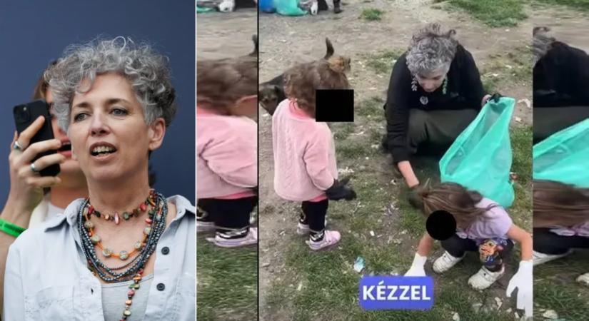 Csak biodíszletnek kellettek - újra gyerekekkel kampányolt Bódis Kriszta az ózdi Hétes telepen