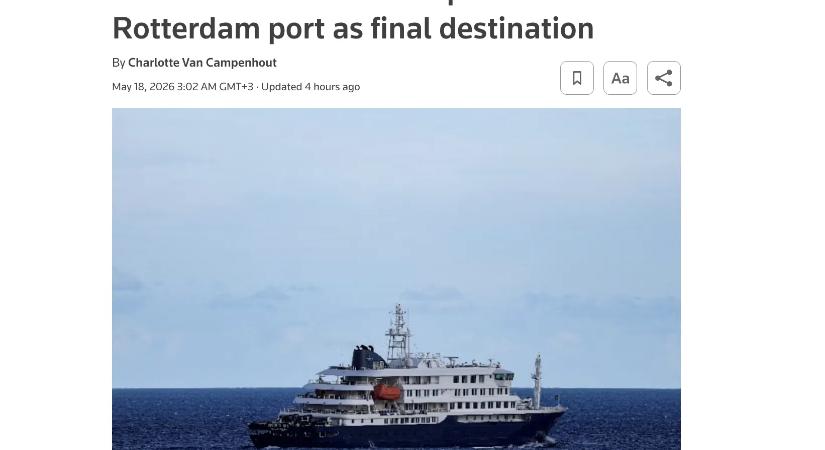 A hantavírusos óceánjáró megérkezett Rotterdamba – Reuters