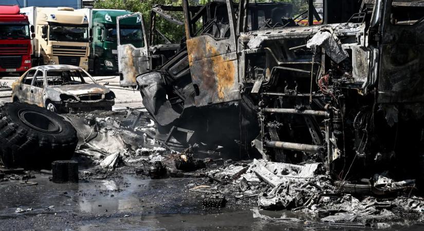 Egész éjjel dróntámadások érték a zaporizzsjai atomerőmű melletti várost