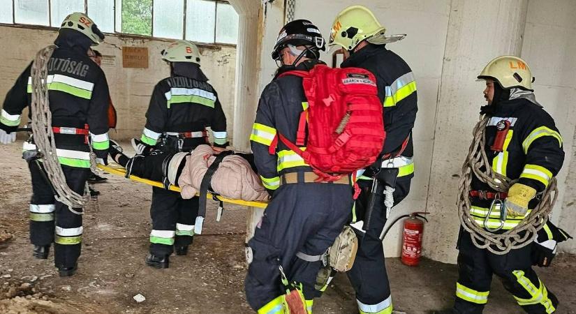 A földrengés miatt több ember is a romok alatt rekedt, keresőkutyákkal kutatták a túlélőket