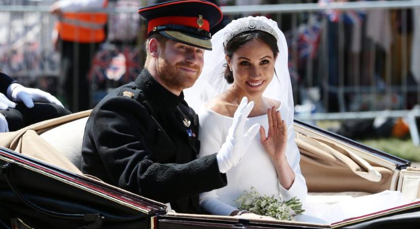 Meghan Markle esküvői fotókkal nosztalgiázott a házassági évfordulóján