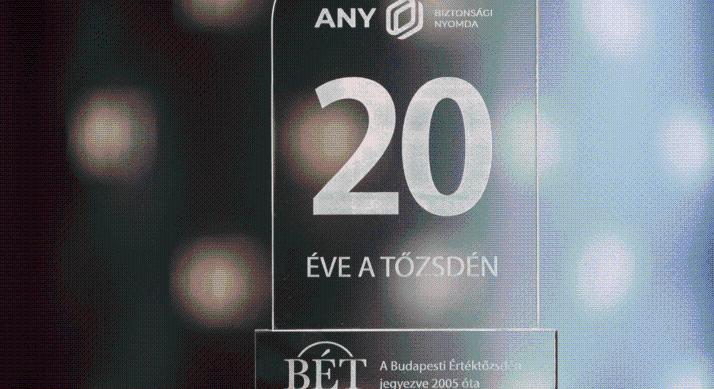 Osztalékfizetésről döntött az ANY Biztonsági Nyomda – Részvényenként 503 forint jár
