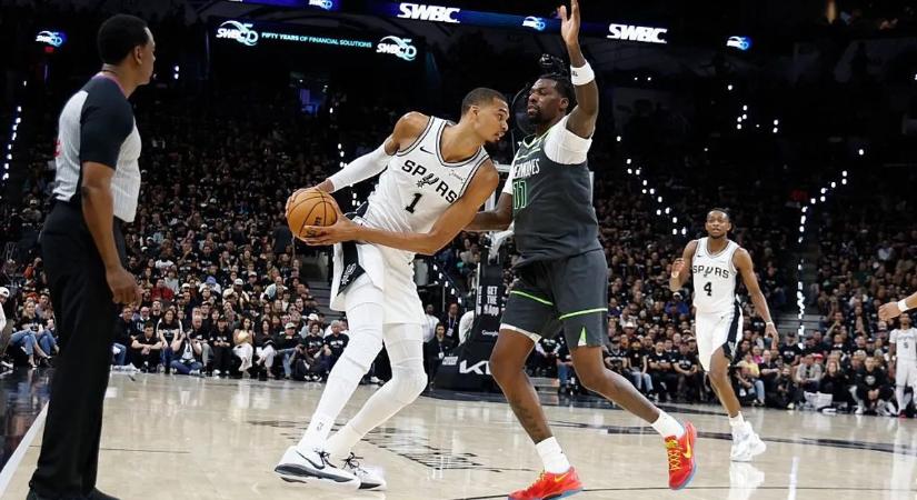 NBA-legek: Wembanyama könyököse is belefért a Spursnek; hatalmas lendületben a Knicks