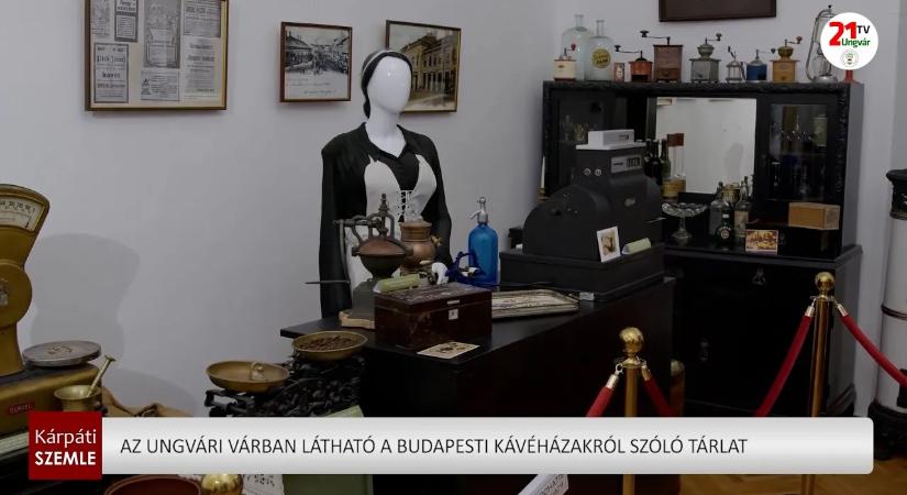 Az ungvári várban látható a budapesti kávéházakról szóló tárlat (videó)