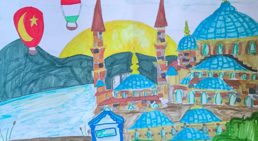 Óbudai kislány alkotása került a legjobbak közé török testvérvárosunk rajzversenyén – Gratulálunk!