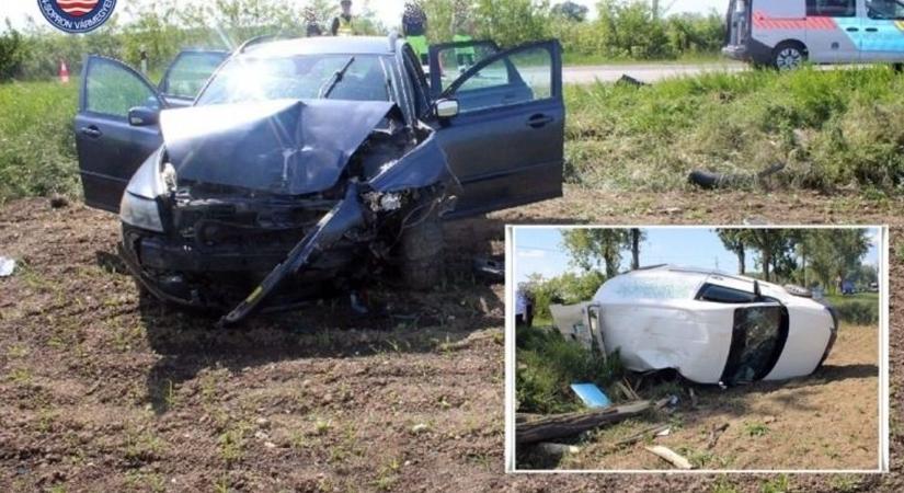 A menekülés csak hab volt a tortán - Pár óra alatt három különböző bűncselekményt követett a balesetet okozó férfi - fotó