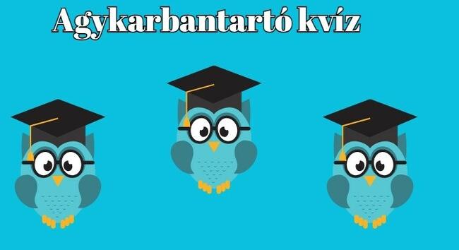 Agykarbantartó kvíz - Ha 1 perc alatt végigjátszod ezt a napi kvízt, vág az eszed, mint a borotva