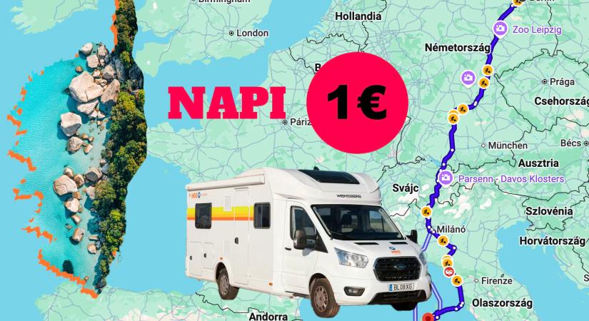 Lakóautóval Korzikára napi 1 euróért! Hihetetlen lehetőség, ne hagyd ki!
