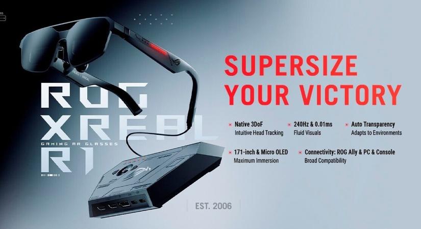 Kiterjesztett valóság ASUS ROG és XREAL recept szerint
