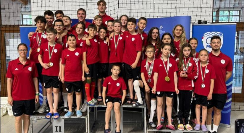 A Debreceni Búvárklub versenyzői taroltak az ob-n