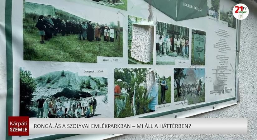 Rongálás a Szolyvai Emlékparkban – mi áll a háttérben? (videó)
