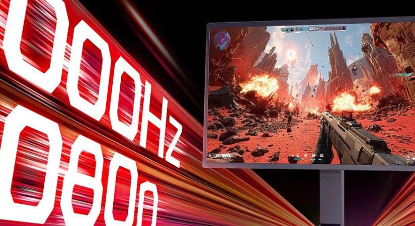 Brutális, 1000 Hz-es képfrissítéssel érkezik az LG új gamer-monitorja