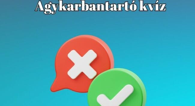 Pontos kvíz - Száz emberből ötven tud legalább 7 pontot elérni ezzel a kvízzel