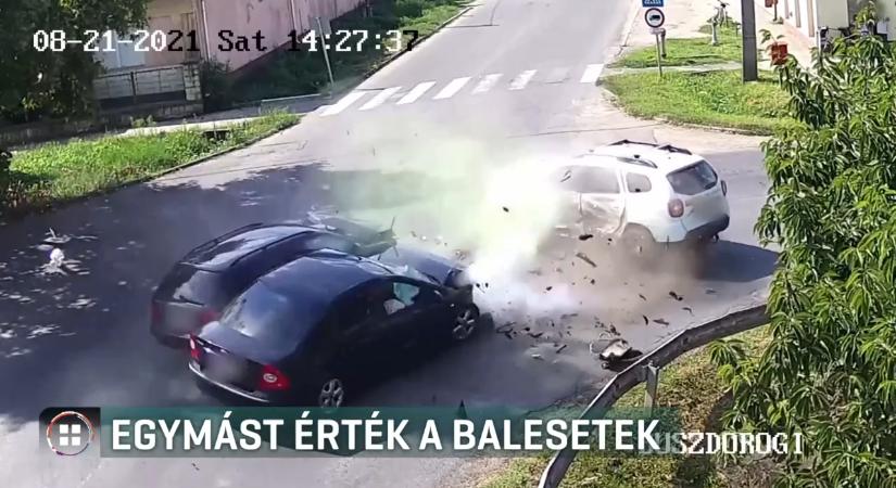 Elrettentő videókon mutatják a hajdúnánási kereszteződés baleseteit