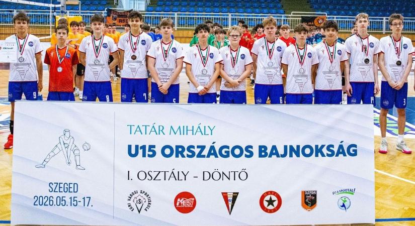Egri VSI: bajnoki ezüstérmes az U15-ös fiúcsapat