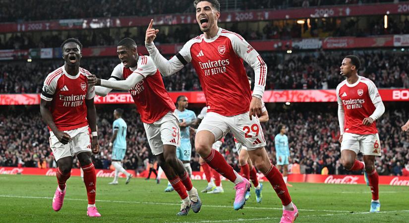 Úgy lett 22 év után újra Premier League-bajnok az Arsenal, hogy nem is játszott