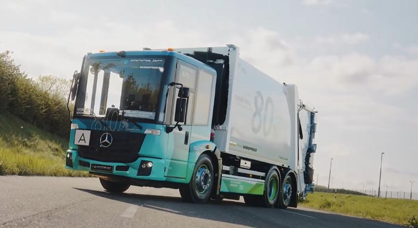 Szemétből épített kukásautót a Mercedes – videó