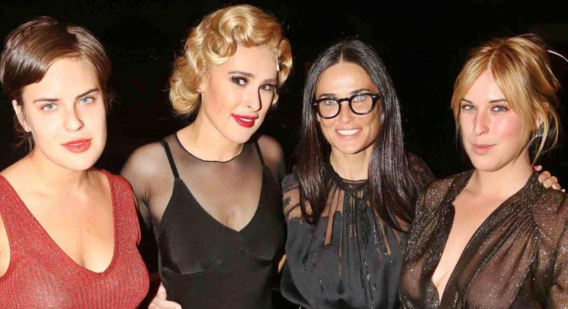 Demi Moore-ral évekig nem álltak szóba a lányai: ez a szívszorító dolog volt a hátterében