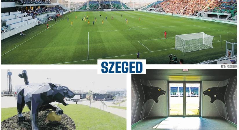 NS-képeslap: új otthona lett a szegedi futballnak