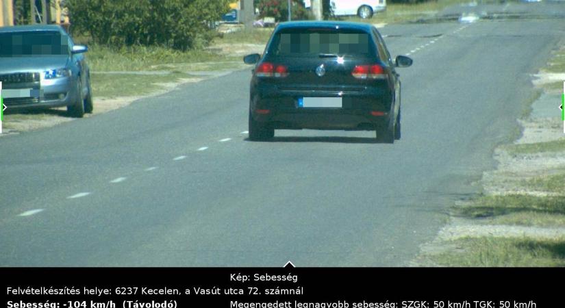 1500 gyorshajtót fogtak egy hét alatt
