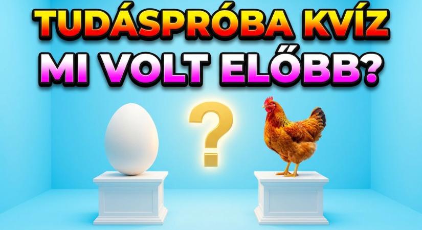 Tudáspróba kvíz: Történelmi fejtörő a javából: mi létezett hamarabb a világunkban?