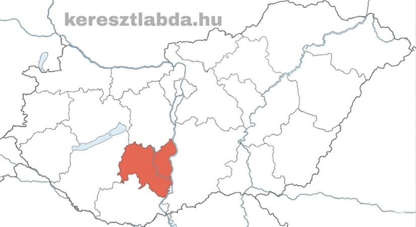 Földrajz feladat: Pirosan virít a vaktérképen – melyik dunántúli megye ez?