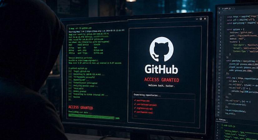 Feltörték a GitHub-ot, rengeteg privát kódtár adataihoz fértek hozzá